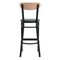 Flash Furniture Green Vinyl Barstool with Natural Wood Back, 2PK 2-XU-DG6V6GNV-NAT-GG - alternate 4